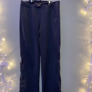 Gray Flared Yoga Pants